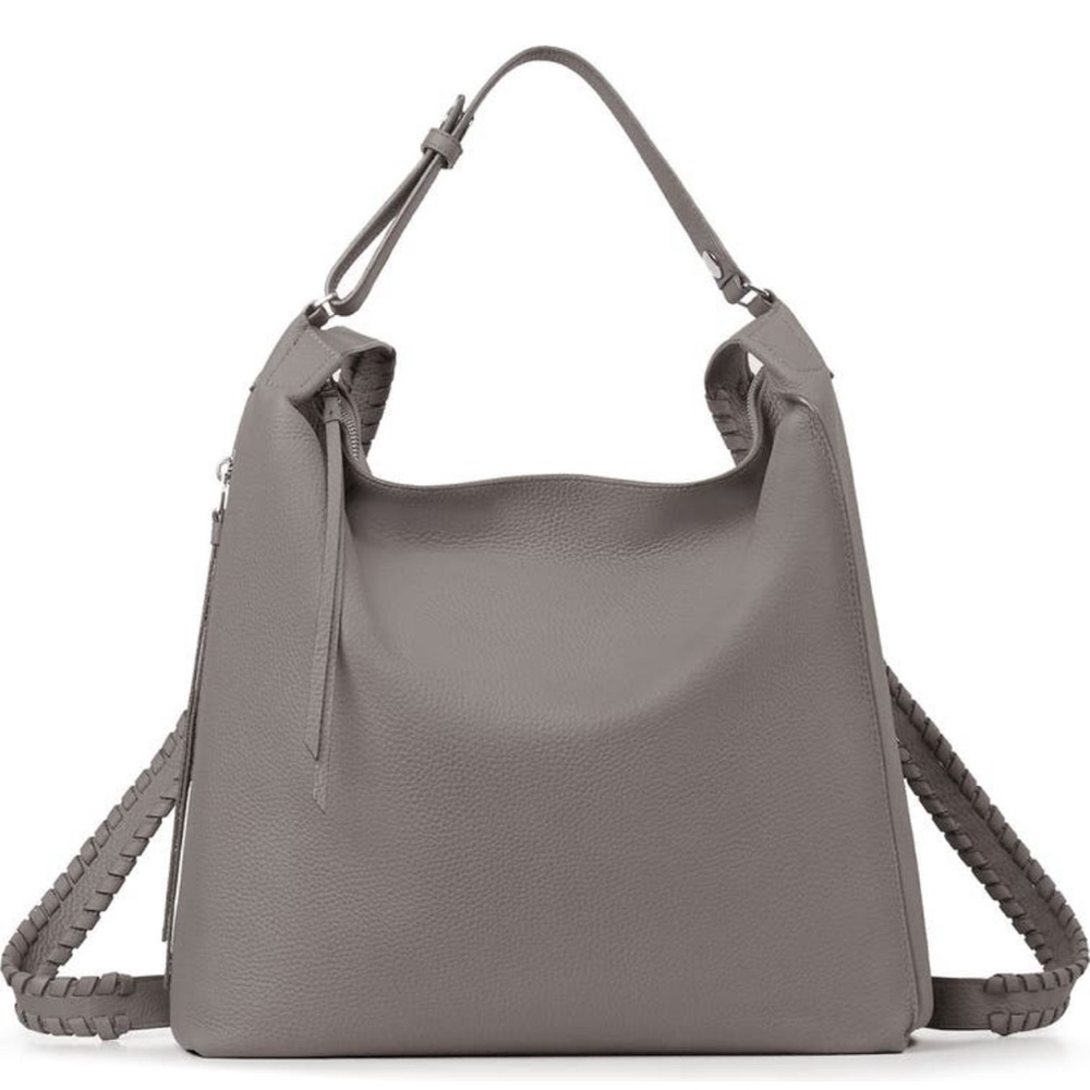 NWT All Saints Small Kita Backpack Storm Grey
